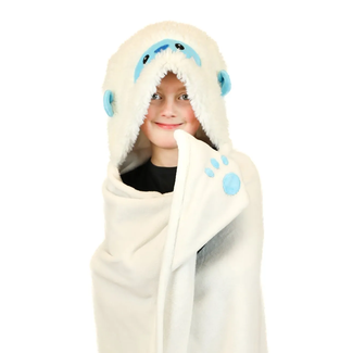 Noxxiez Noxxiez knuffeldeken met capuchon Yeti