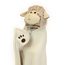 Noxxiez Noxxiez knuffeldeken met capuchon Schaap