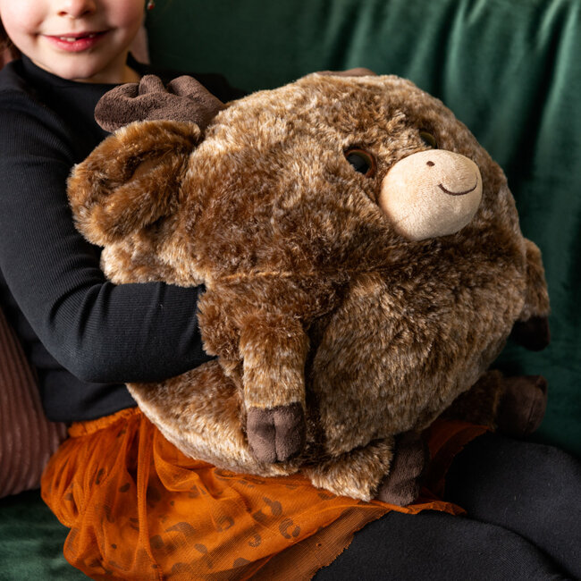 Noxxiez Noxxiez handwarmer knuffelkussen Rendier