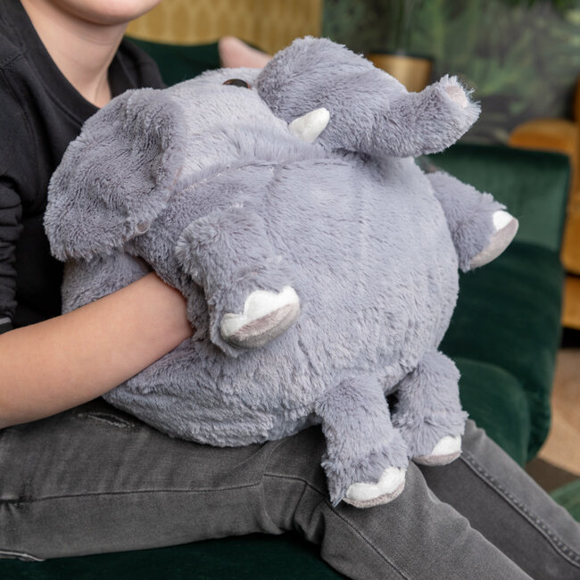 Noxxiez Noxxiez cuddly handwarmer pillow Elephant