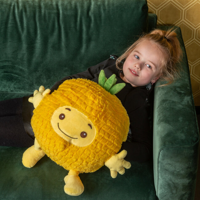 Noxxiez Noxxiez knuffelkussen handwarmer Ananas