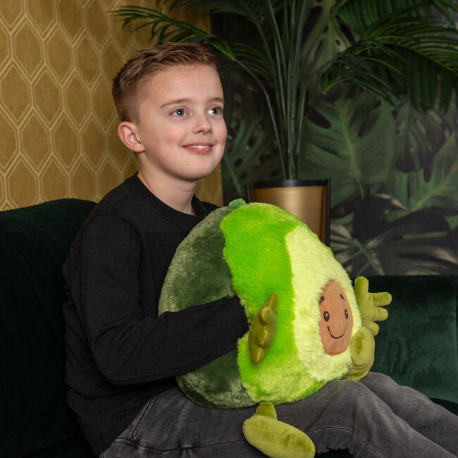 Noxxiez Noxxiez handwarmer knuffelkussen Avocado