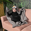 Noxxiez Noxxiez knuffeldeken met capuchon Pinguin