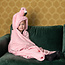 Noxxiez Noxxiez knuffeldeken met capuchon Flamingo