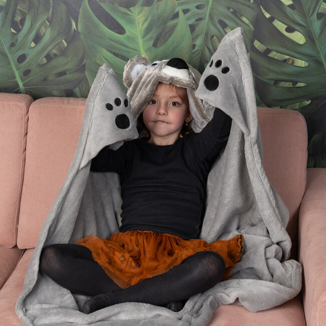 Noxxiez Noxxiez animal hooded blanket Koala