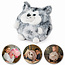 Noxxiez Noxxiez handwarmer knuffelkussen Husky