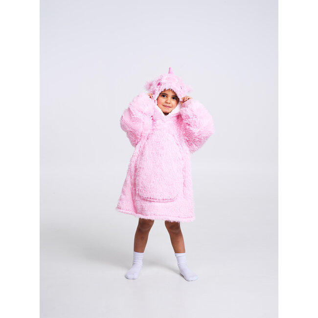Noxxiez Noxxiez knuffel Hoodie Unicorn 3 tot 6 jaar