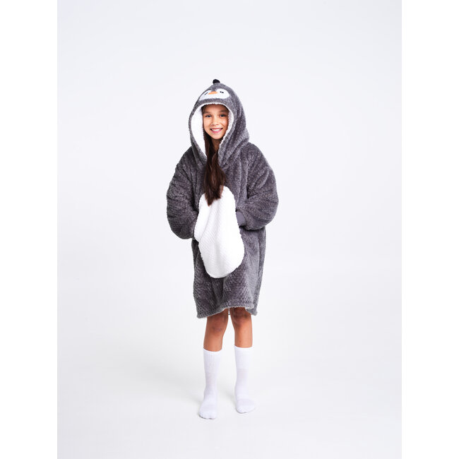 Noxxiez Noxxiez Cuddle Hoodie Penguin till 160 cm