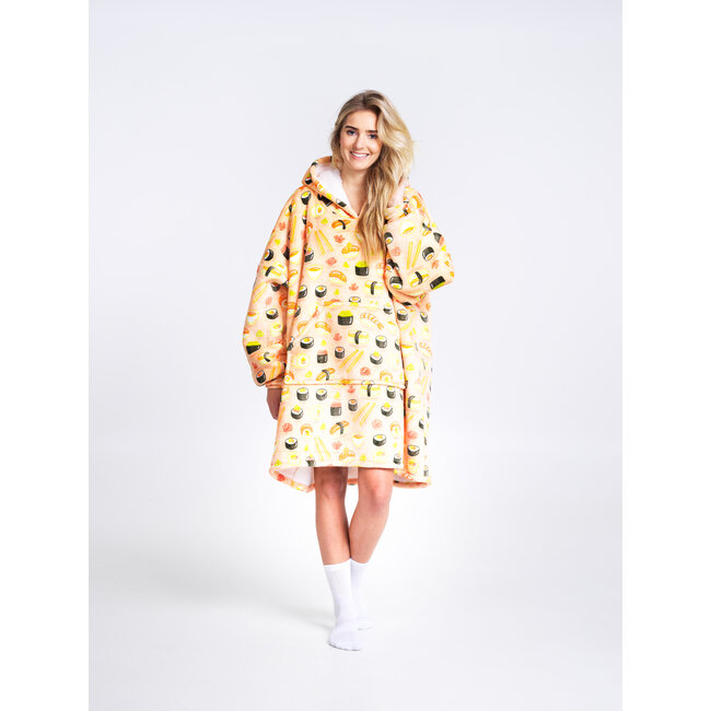 Noxxiez Noxxiez knuffel Hoodie XL Sushi volwassenen