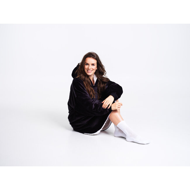 Noxxiez Noxxiez knuffel Hoodie XL volwassenen  Zwart