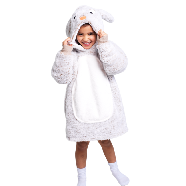 Noxxiez Noxxiez knuffel Hoodie Konijn 3 tot 6 jaar