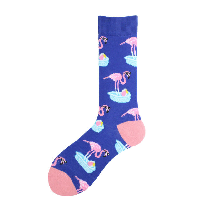 Noxxiez Cozy Noxxiez Soxxiez Flamingo Blue