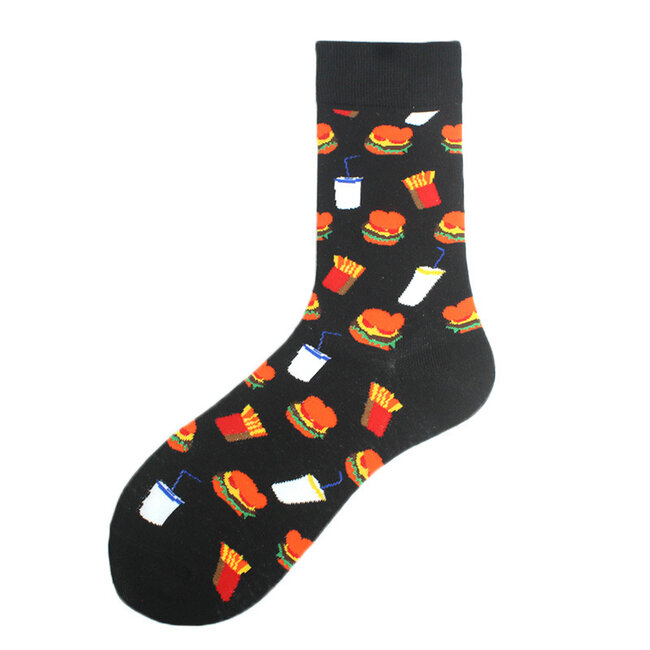 Noxxiez Cozy Noxxiez Soxxiez Hamburger Zwart