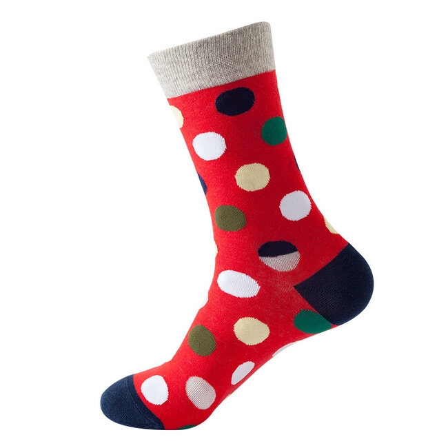 Noxxiez Cozy Noxxiez Soxxiez Dots Red
