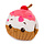 Noxxiez cuddly handwarmer pillow Cupcake