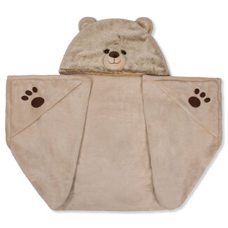 Noxxiez Noxxiez animal hooded blanket Bear