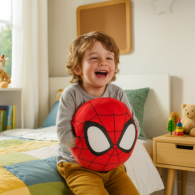 Noxxiez Noxxiez handwarmer knuffelkussen Spiderman