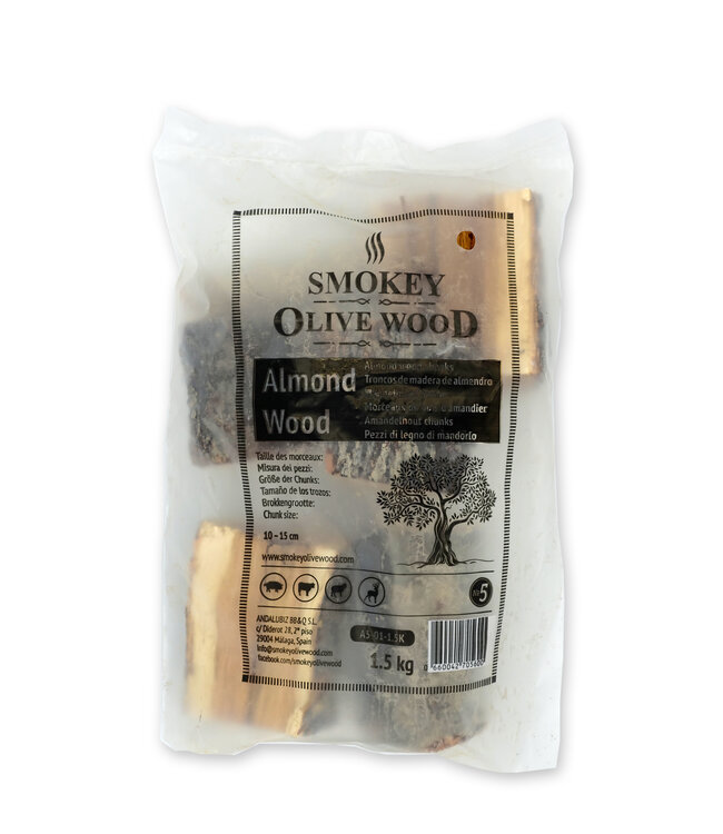 Smokey Olive Wood Rookchunks amandel