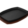 The Bastard Sizzling Plate & Holder L/M The Bastard Sizzling Plate & Holder L/M