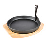 The Bastard Cast Iron Sizzling Plate & Holder The Bastard Cast Iron Sizzling Plate & Holder