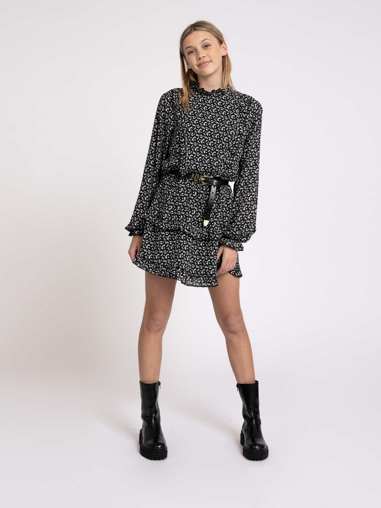 NIK&NIK SS22 Celina Dress Black Ikke Kids