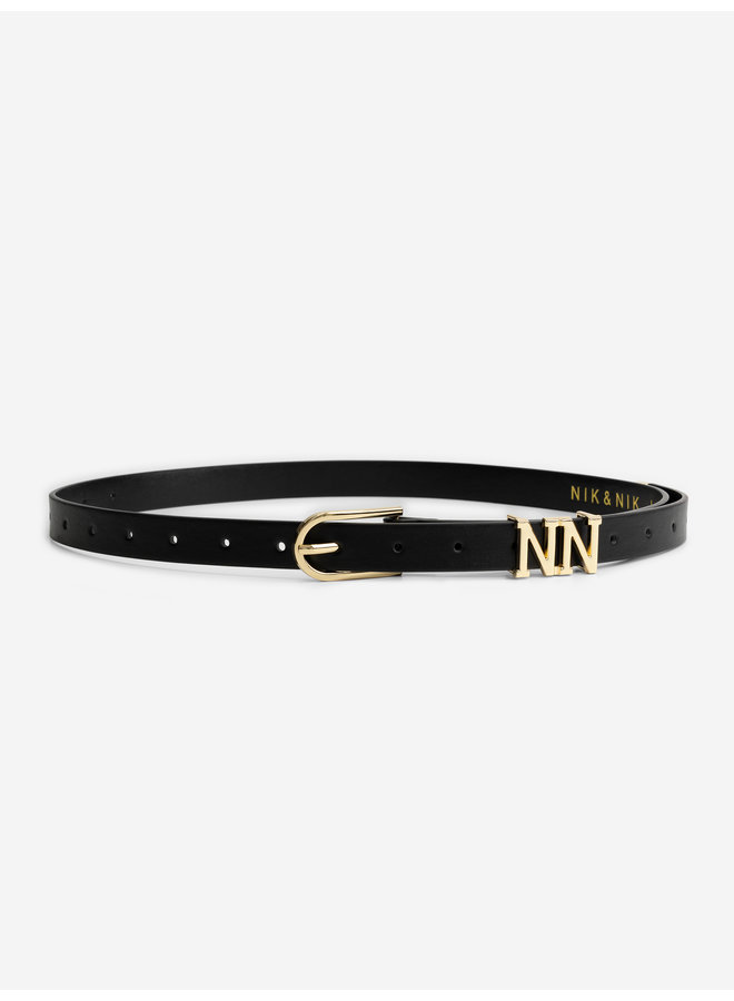 NIK&NIK SS22 Veerle Logo Waist Belt - Black