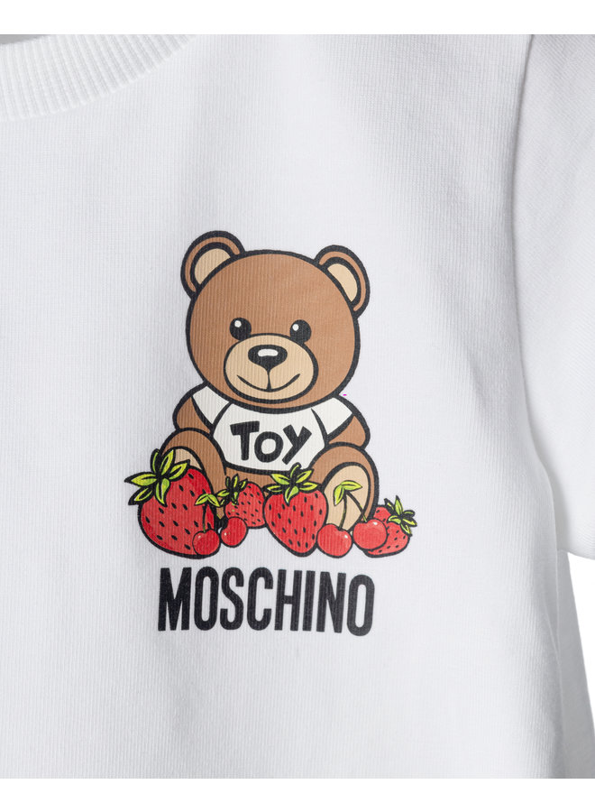 Moschino Kids Set T-Shirt & Leggings - White