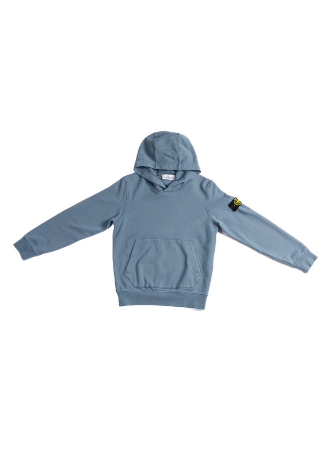 Stone Island SS22 Hoodie - Mid Blue