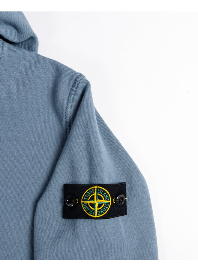 Stone Island SS22 Hoodie - Mid Blue