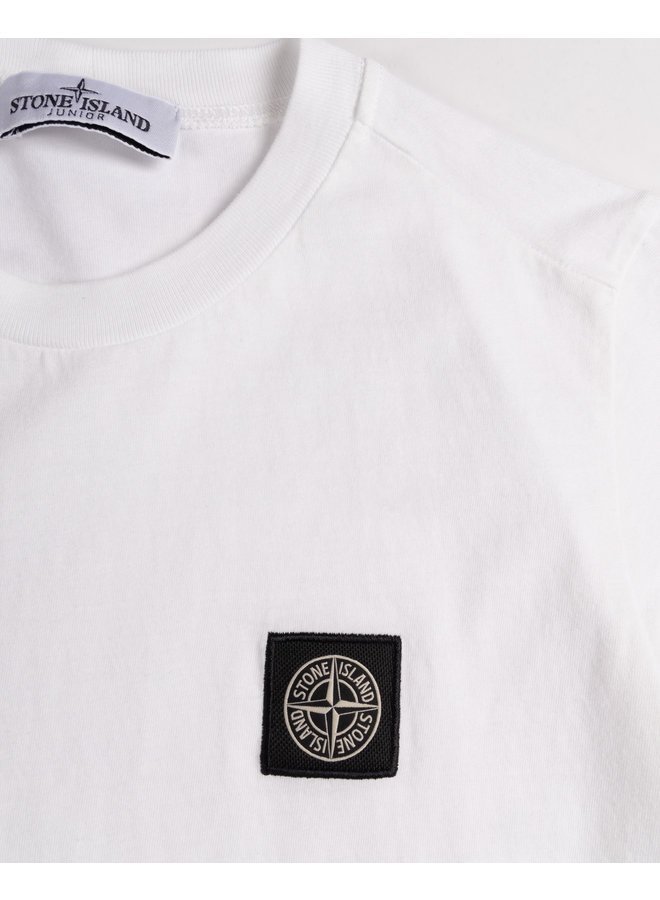 Stone Island SS22 T-Shirt met logo - White
