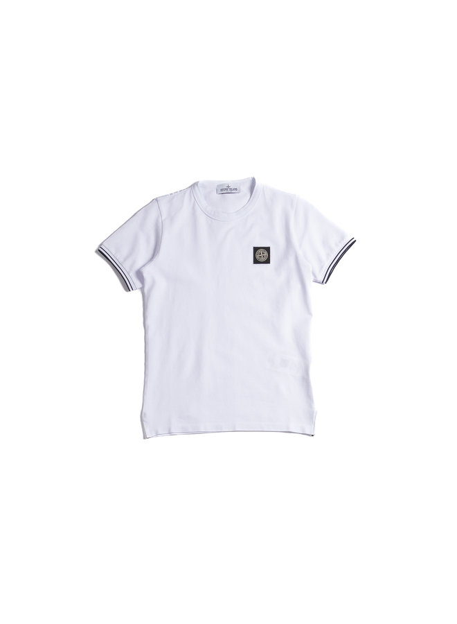 Stone Island SS22 Piqué  T-Shirt - White