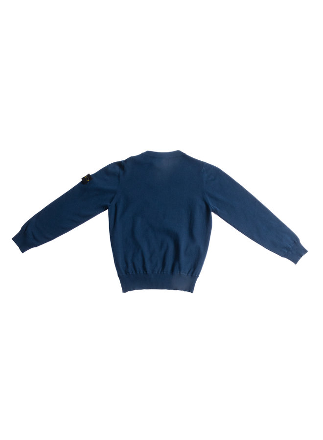 Stone Island SS22 Crewneck Knit - Blue Marine