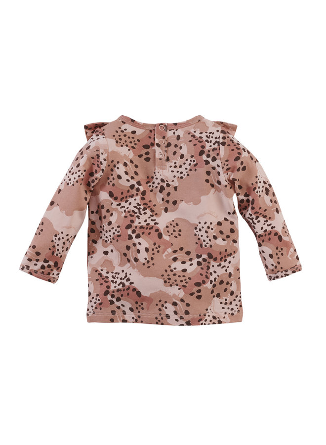 Z8 Newborn SS22 Baroness  Spotted Long Sleeves -  Puffy Peach