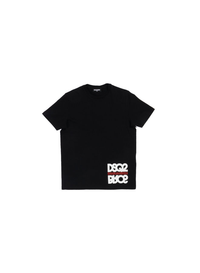 Dsquared2 Kids SS22 T-Shirt Relax Fit - Black