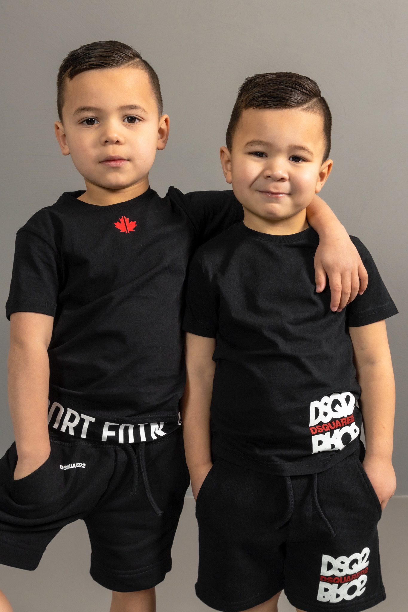 fluiten elegant Publiciteit DQ0666-D004G Dsquared2 Kids SS22 T-shirt Cool Fit - Black - Ikke Kids