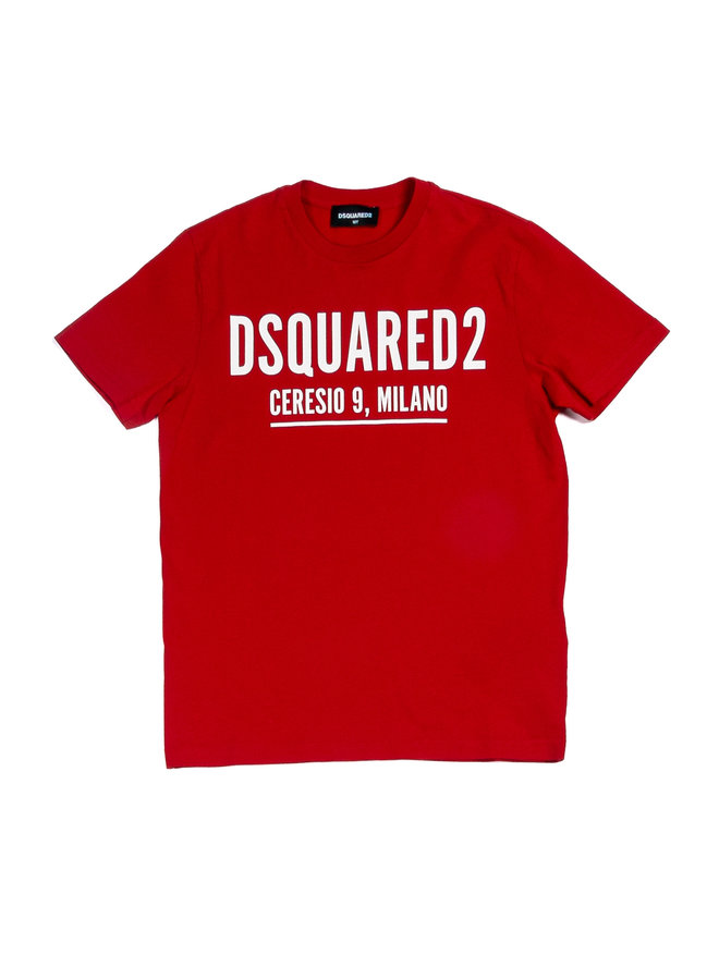 Dsquared2 Kids SS22 T-Shirt Relax Fit - Red