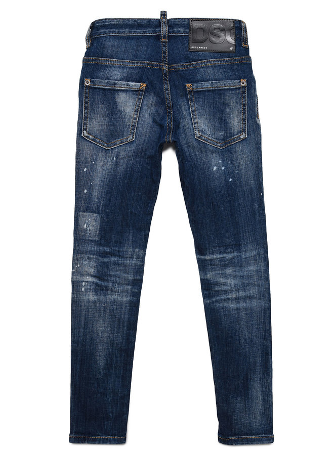 Dsquared2 Kids SS22 Skater Jean - Medium wash