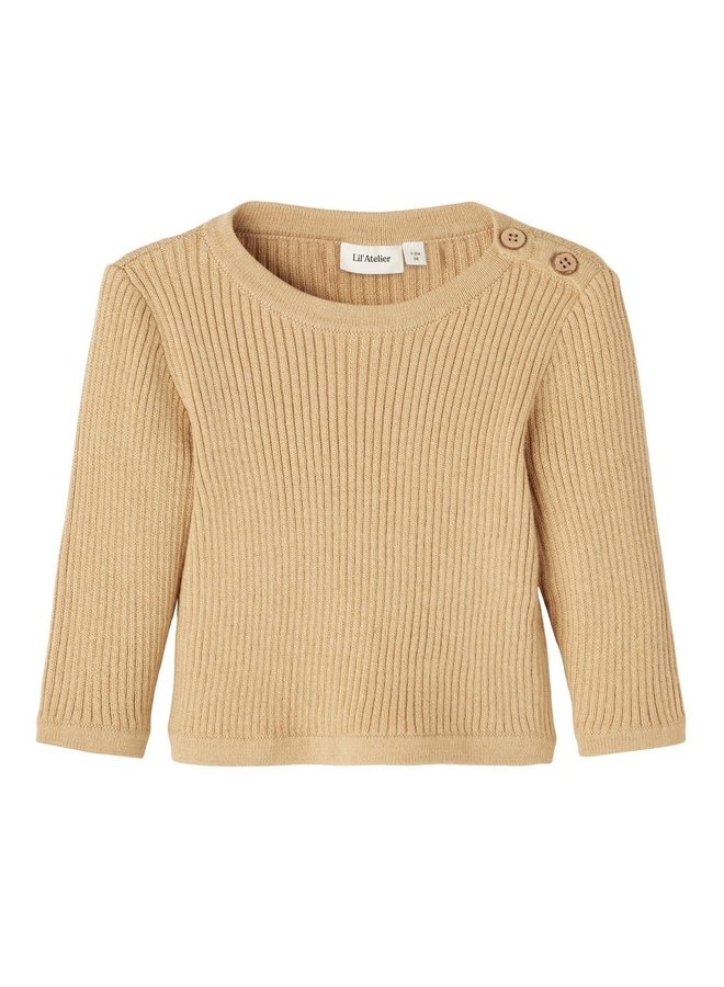 Lil Atelier SS22 Daniello Knit - Croissant