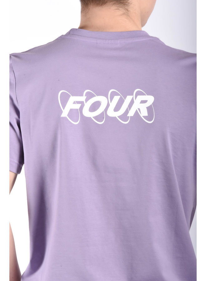 Four SS22 - T-shirt Four Circles- Purple