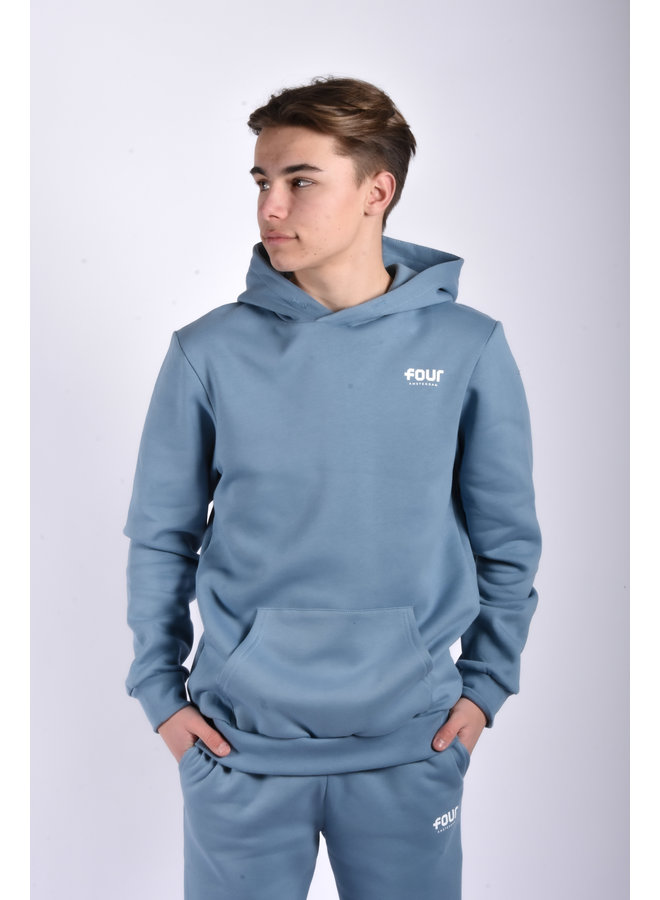 Four SS22 - Hoodie Four Amsterdam -  Light Blue