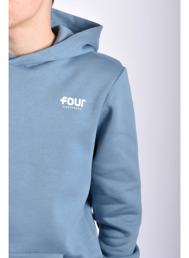 Four SS22 - Hoodie Four Amsterdam -  Light Blue