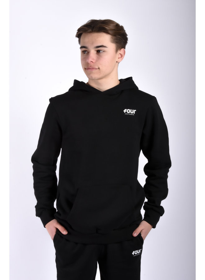Four SS22 - Hoodie Four Amsterdam- Black