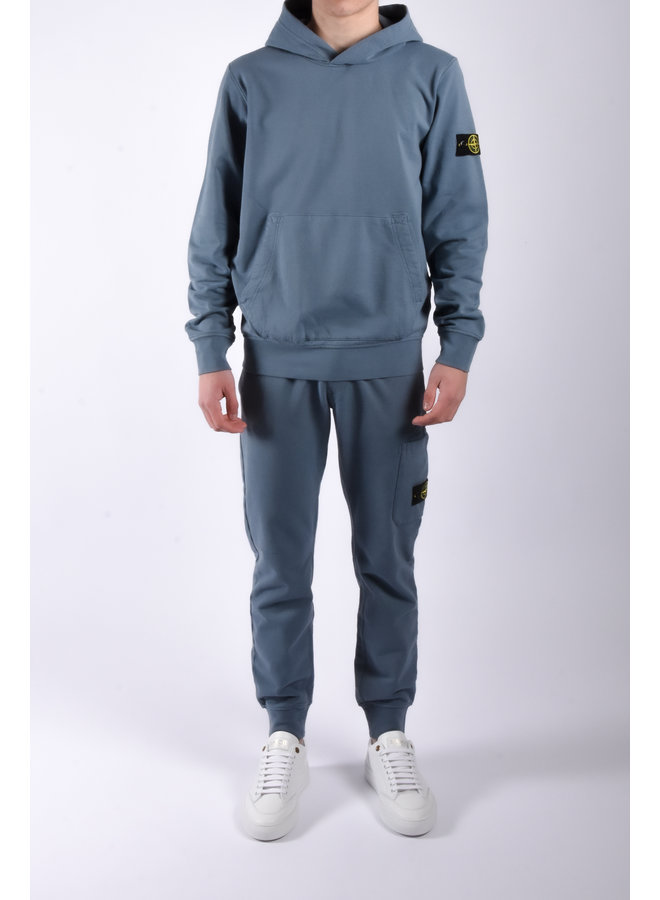 Stone Island SS22 Hoodie - Mid Blue