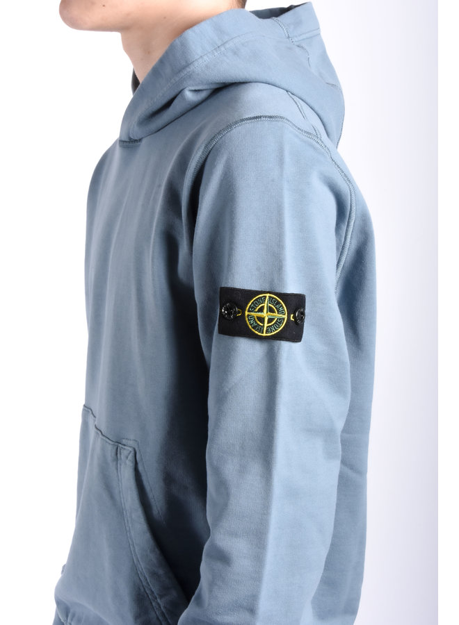 Stone Island SS22 Hoodie - Mid Blue