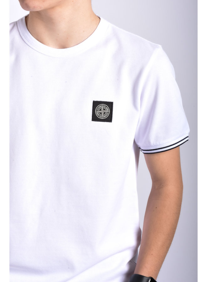 Stone Island SS22 Piqué  T-Shirt - White