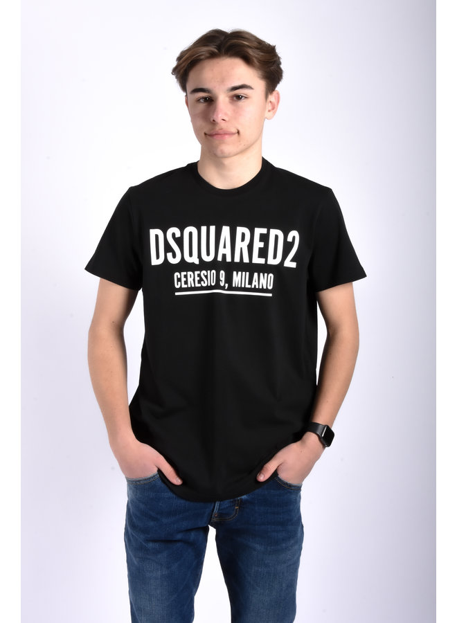 Dsquared2 Kids SS22 T-Shirt Relax Fit - Black