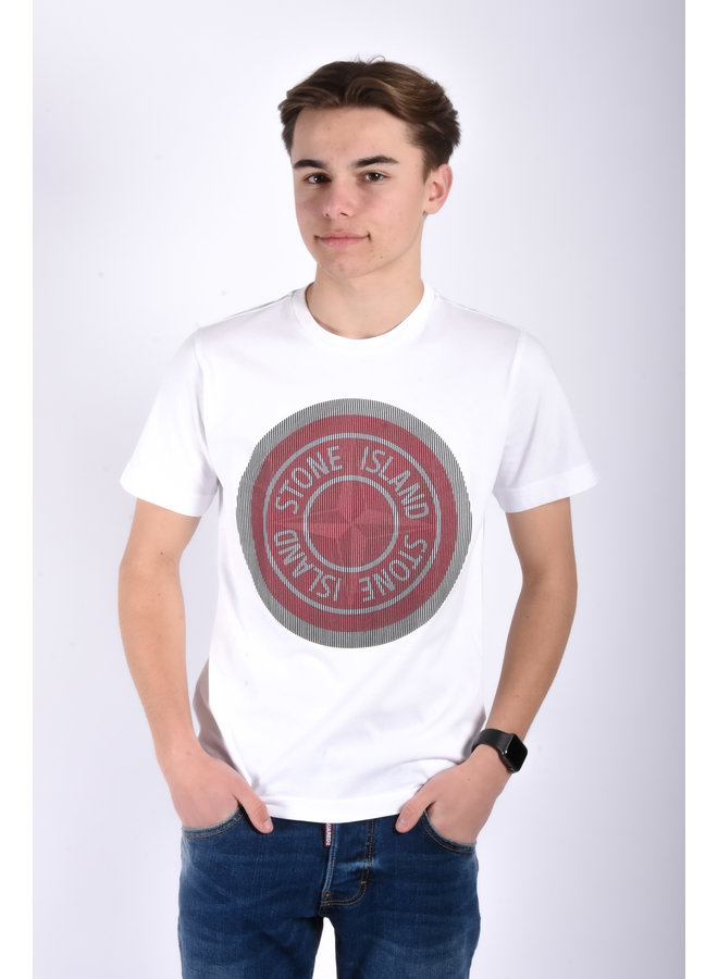 Stone Island SS22 T-Shirt 3D Logo - White