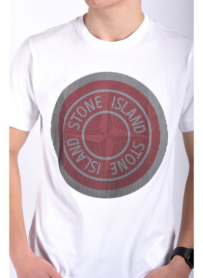 Stone Island SS22 T-Shirt 3D Logo - White