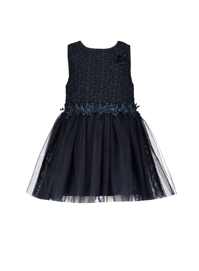 Le Chic Jurk Symmi Broderie (Blue Navy)