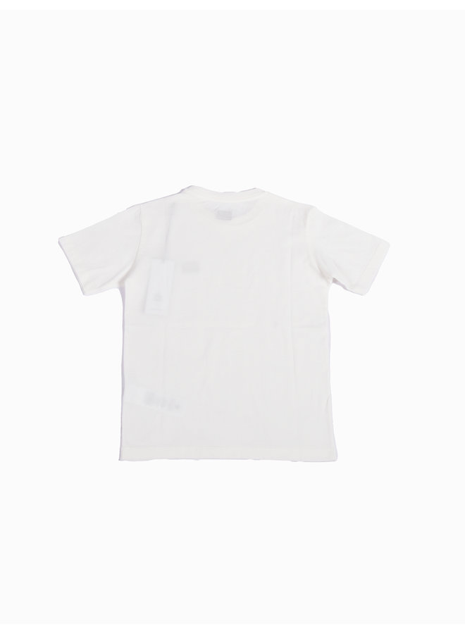 CP COMPANY SS22 Jersey Small Logo T-Shirt - White